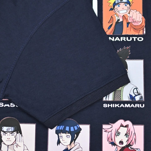 Jupiter Naruto Cotton Graphic Tee For Men