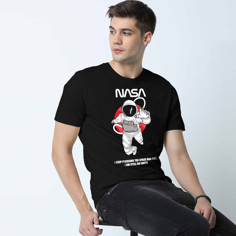 Jupiter Nasa Space Mission Graphics Cotton Tee For Men