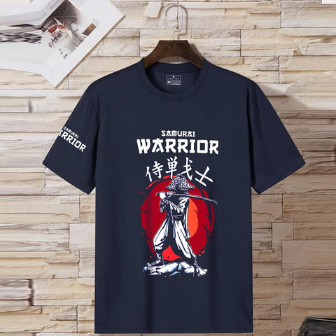 Jupiter Samurai Warrior Cotton Graphic Tee For Men