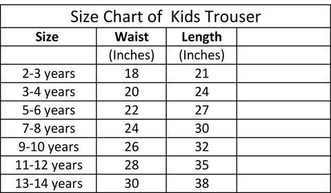 Jupiter Kids Super Soft Trouser  2-14 Years