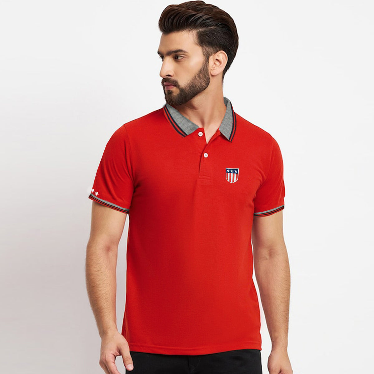 Men Outlander Premium Logo Cotton Polo