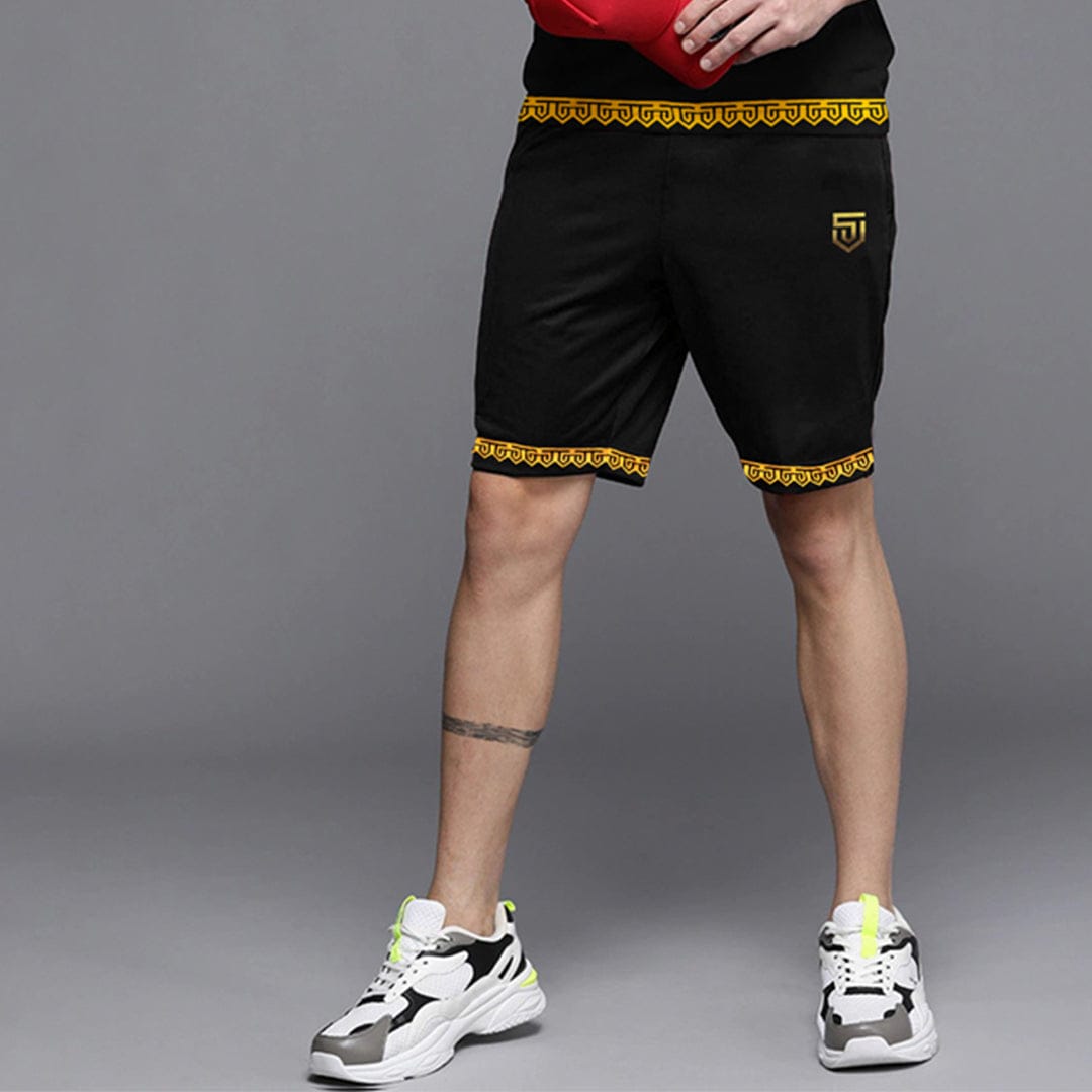 JUPITER GOLD LOGO SHORTS