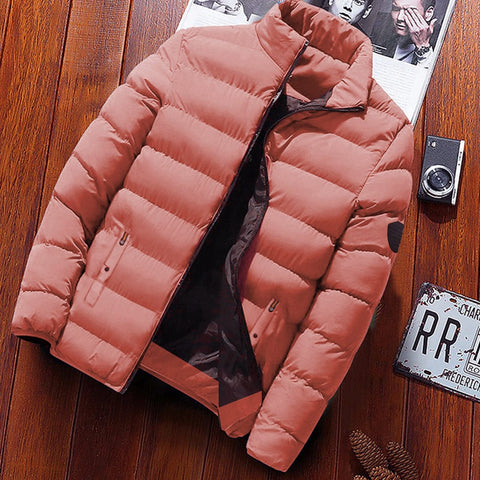 Standing Collar Snow Break Padded Heavy Jacket