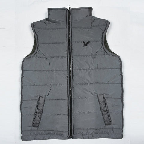 Left chest logo body warmer Gillet