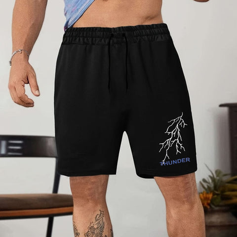 Jupiter Men's Thunder Graphic Terry Shorts