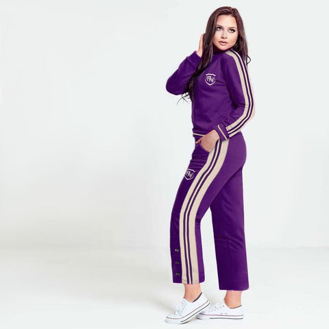 Funkyâ€™s Women Tiro-21 Purple Tracksuit