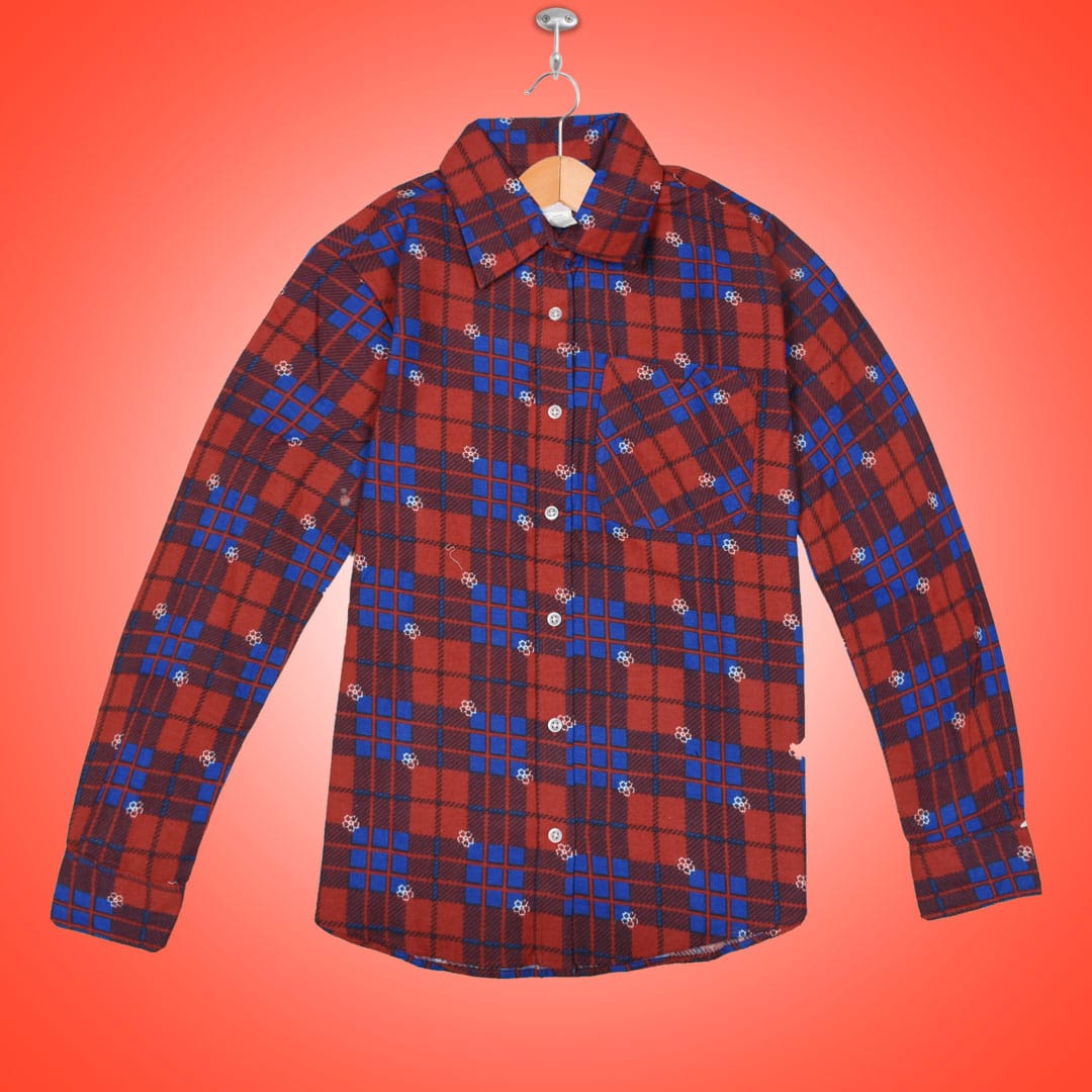 Women Flannel Blue Daily Wear Shirt