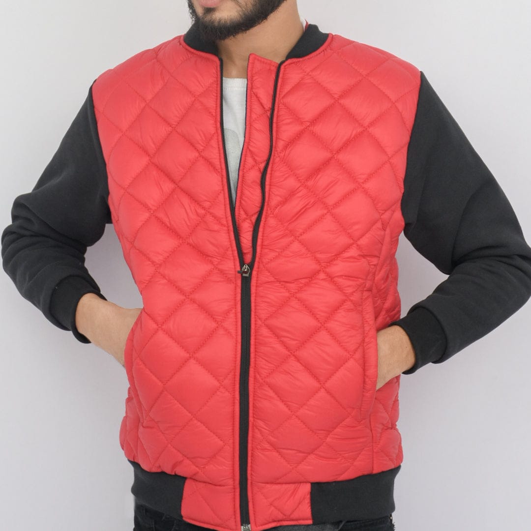 Jupiter Distinct Sleeves Puffer BomberÂ Jacket