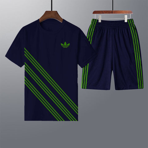 Cross Three Stripes Moisture Wicking Men Track Pair