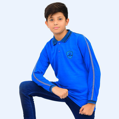 Jupiter Jackpot Kids Long Sleeves Cotton Polo