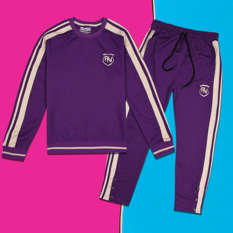 Funkyâ€™s Women Tiro-21 Purple Tracksuit