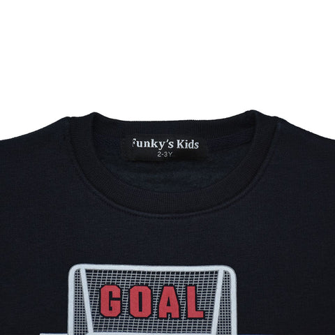 Funky's Kids Soccer Goal Sweat Shirts ( 2-3 Years To 13-14 Years )