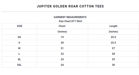 Jupiter Golden Roar Cotton Tee