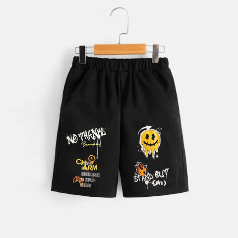 Jupiter Men Stand Out Graphic Terry Short