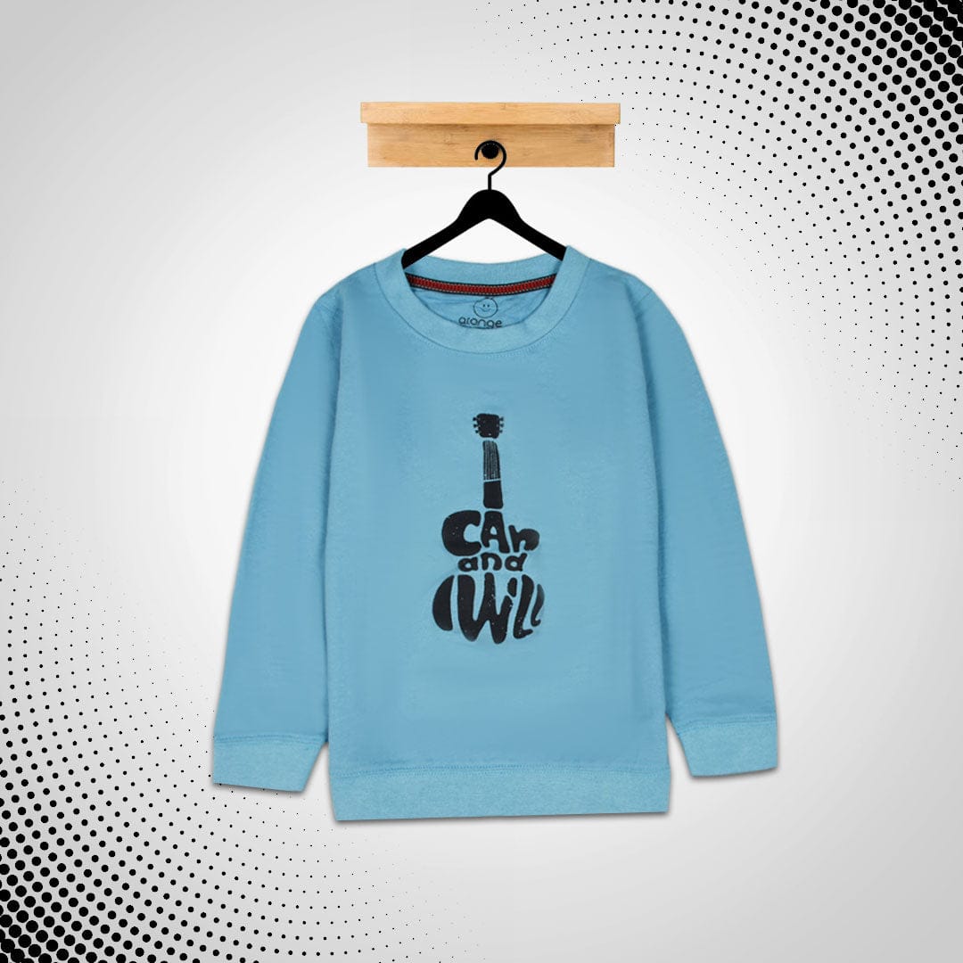 kid's Car and will Printed Zinc SweatShirt (1 YEARS to 12 YEARS)