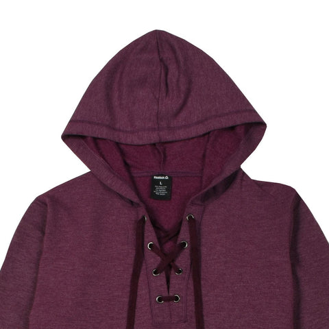 Women draw Cord Grape Purple  Hoodie