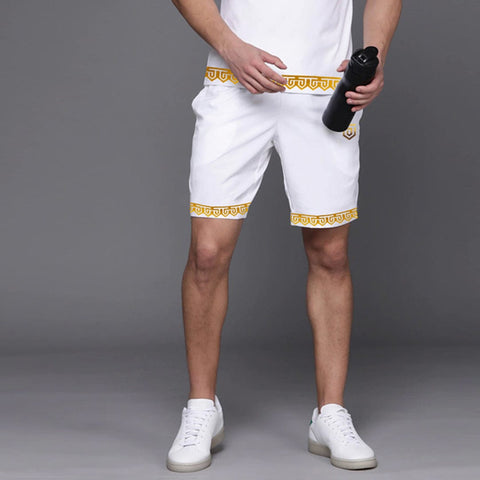 JUPITER GOLD LOGO SHORTS