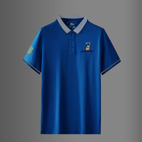 Jupiter Polo Club Embroidered Logo Men Cotton Polo