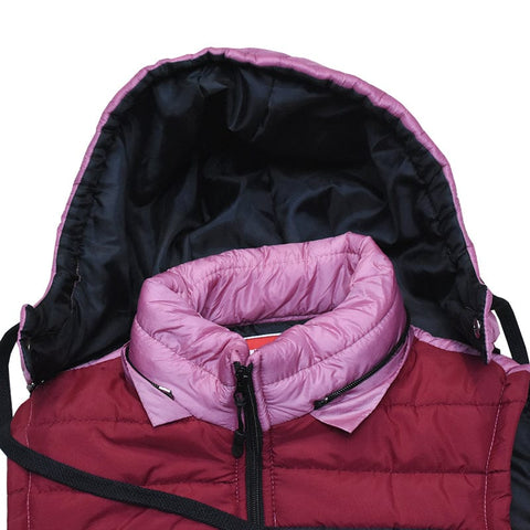 Jupiter De-Attachable Hooded Prime Color Block Gillet