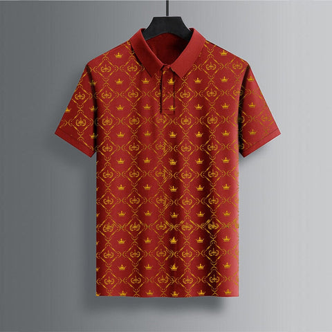 Jupiter Golden Crown Cotton Polos