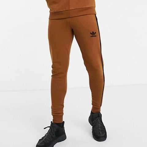 Heavy Fleece 3 Stripe Track Trouser