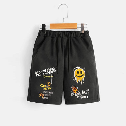 Jupiter Men Stand Out Graphic Terry Short