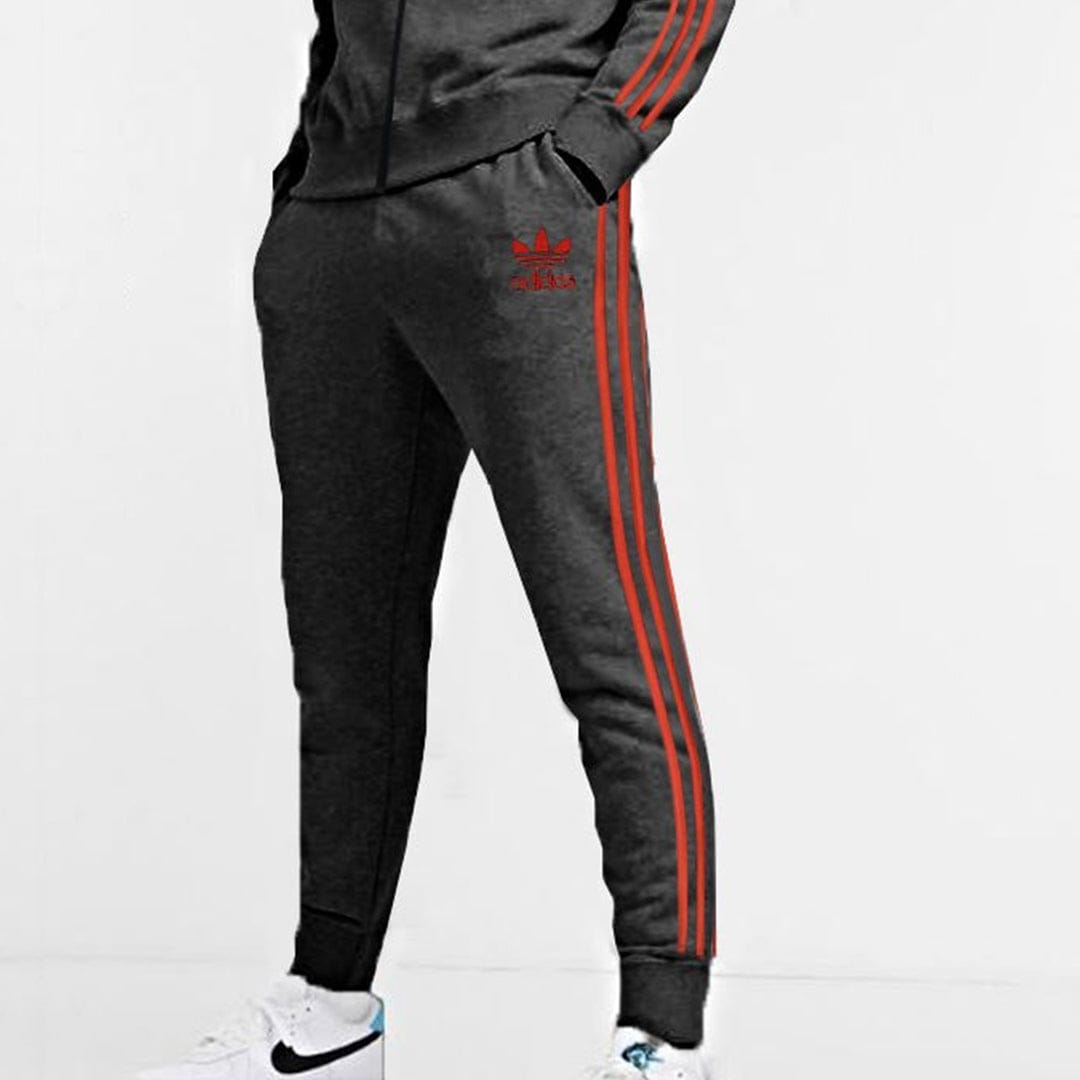 Heavy Fleece 3 Stripe Track Trouser