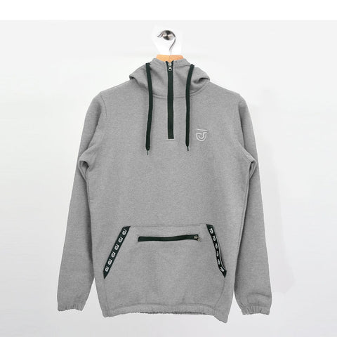 Jupiter High Zip Neck Unisex Hoodie