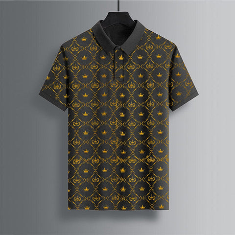 Jupiter Golden Crown Cotton Polos