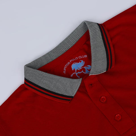 Jupiter Polo Club Embroidered Logo Men Cotton Polo