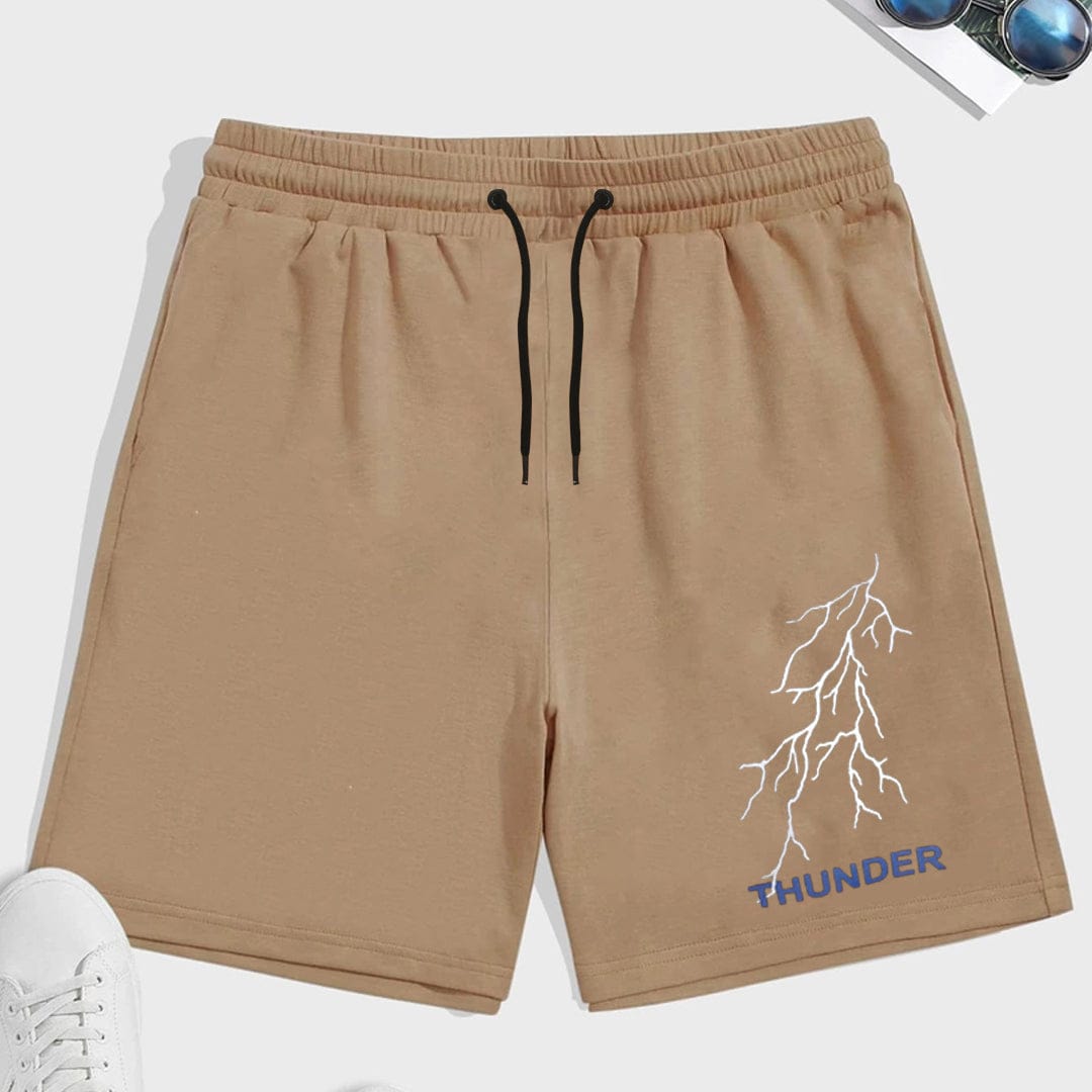 Jupiter Men's Thunder Graphic Terry Shorts