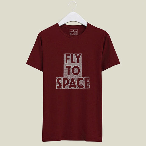 Jupiter Fly To Space Cotton Tee