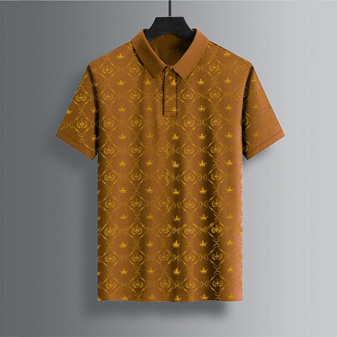 Jupiter Golden Crown Cotton Polos