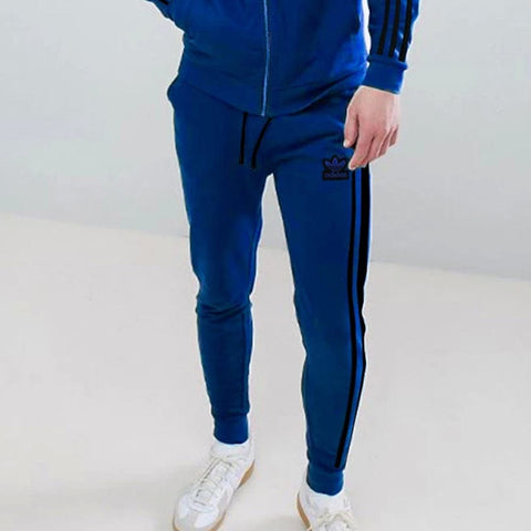 Heavy Fleece 3 Stripe Track Trouser