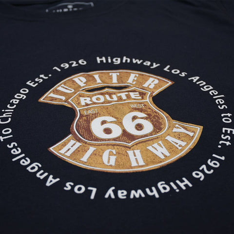 Jupiter Route 66 The First Highway Cotton Tees