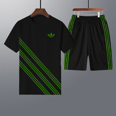 Cross Three Stripes Moisture Wicking Men Track Pair