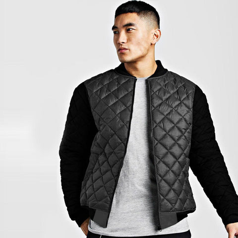 Jupiter Distinct Sleeves Puffer BomberÂ Jacket