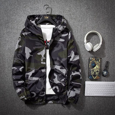 Imported Camo Unisex Light Padded PremiumÂ Jacket