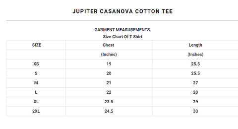 Jupiter Casanova Cotton Tee