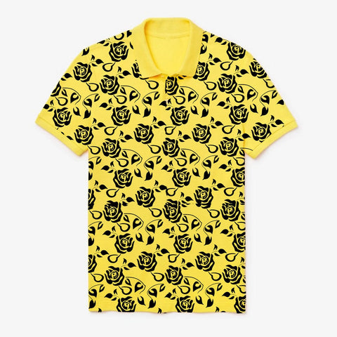 Jupiter Floral All Over Printed Cotton Polos