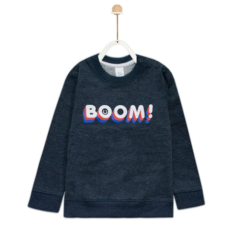 Baby Club Boom Printed Sweat Shirts ( 3 MONTHS TO 18 MONTHS ) - Deeds.pk