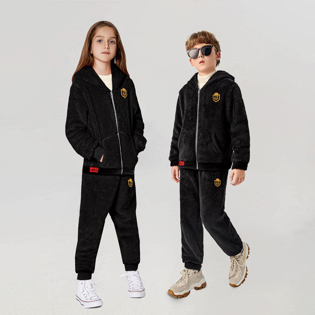 Kids Furry Sherpa Suit/Twin Set 2-14 years