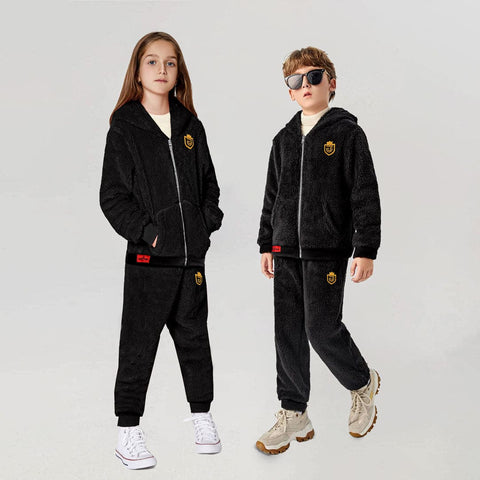 Kids Furry Sherpa Suit/Twin Set 2-14 years