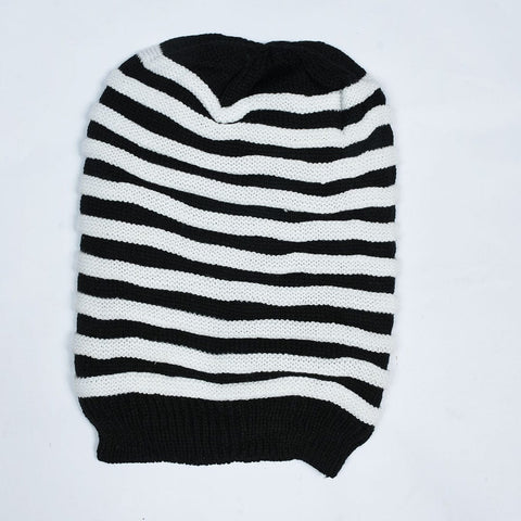 Color Split Fur Beanie