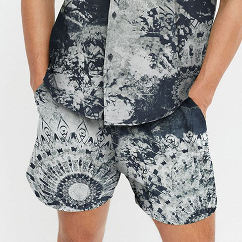 Jupiter Men Holiday Cotton Linen Single Short