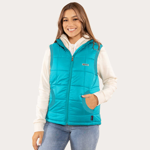 Women Puffer Square Cross ImportedÂ Gillet