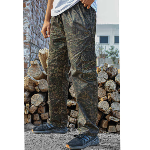 Jupiter Camo Cargo Pockets Combat Cotton Trouser For Men