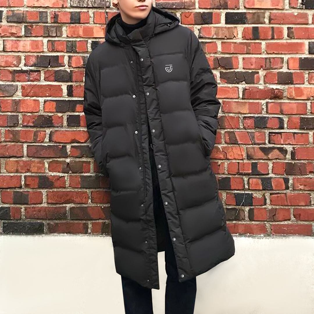 Jupiter Thick Padded Hooded Long Puffer Jacket For Men