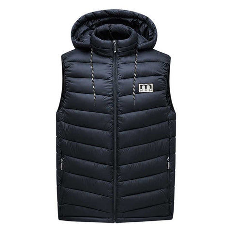 Jupiter Hooded Feather Light Gillet For Men