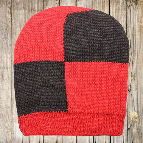 Color Block Inside Fur Beanie